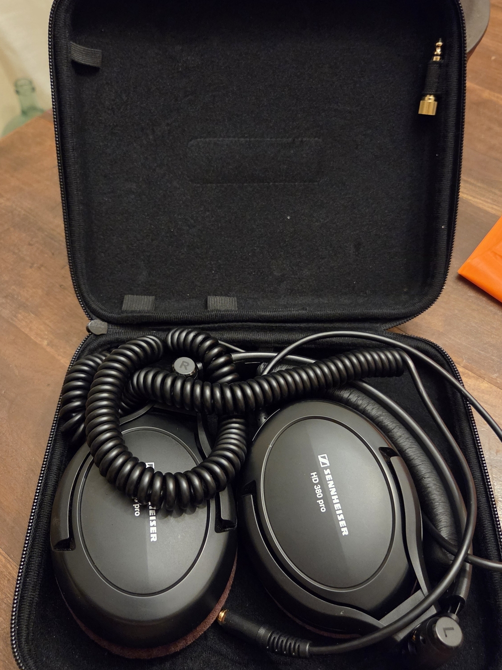 Sennheiser HD 380 Pro Over-Ear Headphones in Black